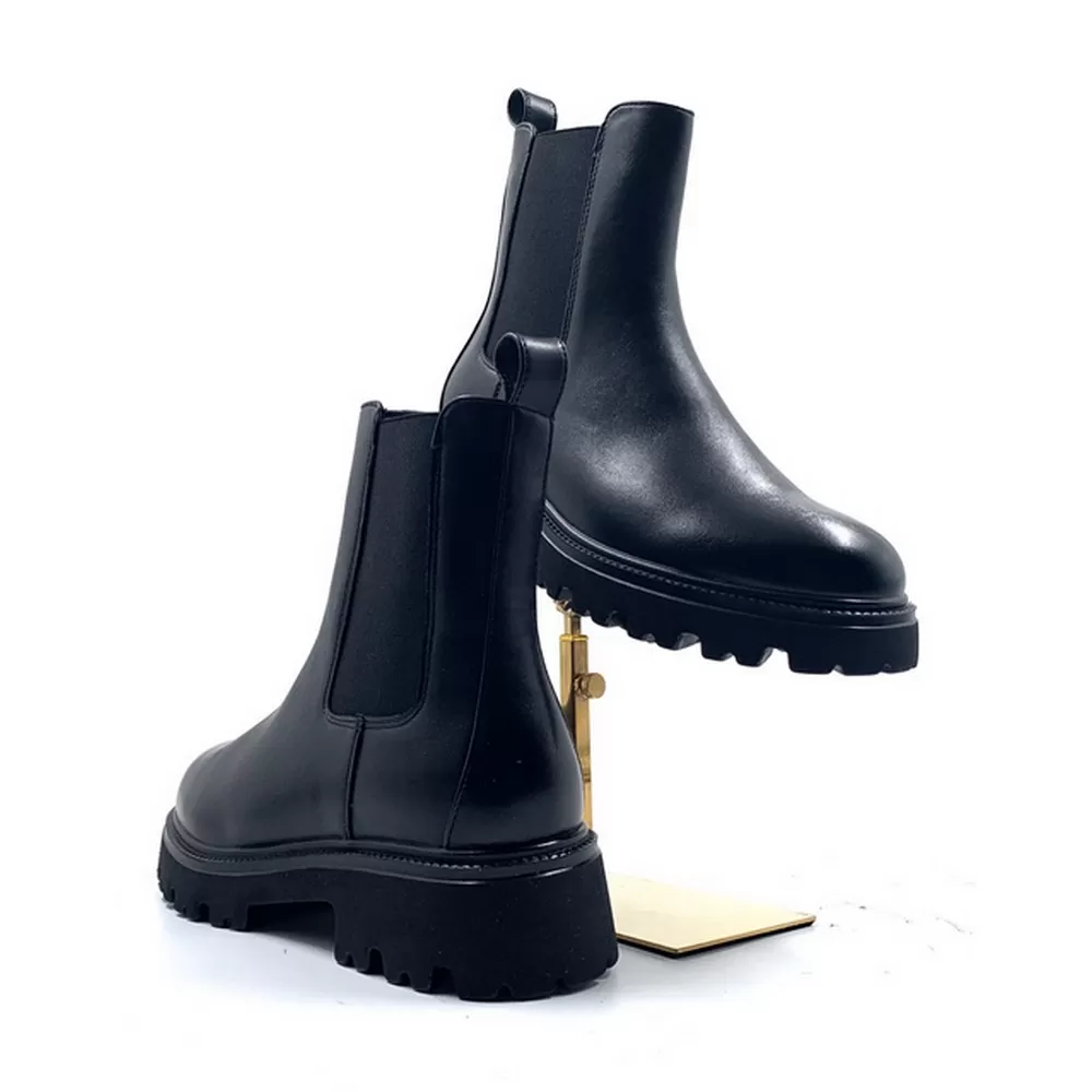 Γυναικεία Chelsea Μποτάκια K-11464 σε Μαύρο Χρωματισμό